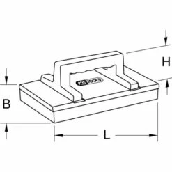 KSTOOLS KS TOOLS Holz-Reibebrett, Rechteckig Mit Schwamm, 140x250mm -Angebote Fliesenleger-Werkzeug Store 31257370 2