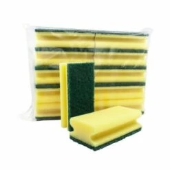 Neutralware Reinigungsschwamm Maße: 15 X 4,5 X 7 Cm (B X H X T) Farbe: Gelb/grün