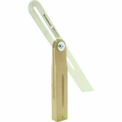 PROMAT Schmiege Schienenlänge 300 Mm Messing Mit Poliertem Buchenholz Lackiert