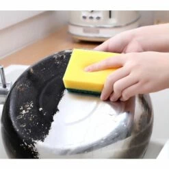 WEIHNACHTSGESCHENK Perle Rare Sponge Waschgerichte, Lappenküche, Pad-Abstreifen, Saubere Dekontamination Und Entfettende Schwamm, Treffergewebe, 6 Stück -Angebote Fliesenleger-Werkzeug Store 32074040 4