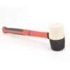GARPET Gummihammer 650 Gr Schwarz - Weiß Schonhammer Pflaster Ausbeul Hammer Softgriff
