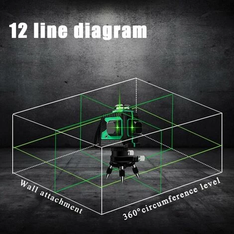 MANTA 12 Profit Line Laser Level Green Self Leveling 360° Kreuzlinienlaser Lasermessge 2 MANTA 12 Profit Line Laser Level Green Self Leveling 360° Kreuzlinienlaser Lasermessge – Bild 2