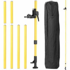 HAPPYSHOPPING Level Stützstange 1/4 "Drahtmundgröße, Die Höchste Stützhöhe Beträgt 4,2 M, 8 Cm Level Feinabstimmungshöhe