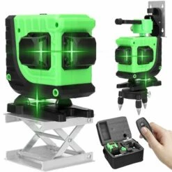 KKmoon 3D 12-Zeilen-Laserpegelsatz, EU 220V