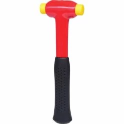 KSTOOLS® KS TOOLS Schonhammer Mit Schutzisolierung, Kopf Ø 25mm