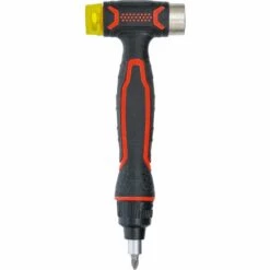 BGS Technic Wechselkopf-Hammer | Mit Ratschen-Drehgriff Für Bits, Umschaltbar | 3-in-1 -Angebote Fliesenleger-Werkzeug Store 32886339 3