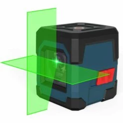 BEARSU Selbstnivellierender Laser Level, Cross Laser 15M & Plusmn; 0,2 Mm / M, IP54 Wasserdicht Horizontaler Und Vertikaler Roter Laserleitungsstaub Mit Schutzhülle Und 2 * AA-Batterien LV1