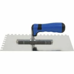 FÖRCH Glättekelle Edelstahl, Gezahnt, 2K-Softgriff | GLÄTTEK.GEZ.EDEL.2K-SOFT 8X 8