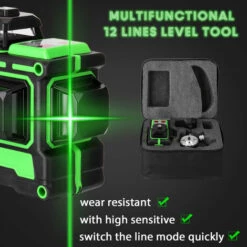 ASUPERMALL KKmoon Multifunktionale 3D 12-Linien-Niveauregulierungslaser Mit 1,5 M 3 Hohen, Verstellbarer Alu-Verlangerungsstange, Stativstander Und Tragetasche,EU-Stecker Mit WandhalterungMulticolor - EU-Stecker Mit WandhalterungMulticolor -Angebote Fliesenleger-Werkzeug Store 33194604 4