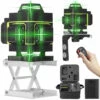 ASUPERMALL KKmoon Multifunktionaler 16-Linien-Laser Level 3 ° Selbstnivellierendes Funktionsnivellierungswerkzeug Omnidirektionaler Boden- Und Wandaufkleber Mit Vertikaler Horizontaler Schiefer Linie,EU PlugMulticolor