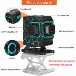 ASUPERMALL Multifunktionales 3D-12-Linien-Lasernivellierungswerkzeug Vertikale Horizontale Linien Mit 3 ° Selbstnivellierungsfunktion Mit 1,5 M 3-Hohen-einstellbarer Legierungsverlangerungsstange 9 ASUPERMALL Multifunktionales 3D-12-Linien-Lasernivellierungswerkzeug Vertikale Horizontale Linien Mit 3 ° Selbstnivellierungsfunktion Mit 1,5 M 3-Hohen-einstellbarer Legierungsverlangerungsstange -Angebote Fliesenleger-Werkzeug Store 33194686 5