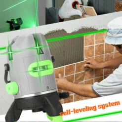 KKMOON Multifunktion 3 ° Automatisches Selbstnivellierendes 5-Linien-Laser-Fullstandsmesswerkzeug Mit Vertikaler Horizontaler Schiefer Gerader Linie,EU PlugMulticolor -Angebote Fliesenleger-Werkzeug Store 33194916 5