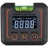 BARES Digitaler LCD-Neigungsmesser Mit Horizontalen Blasen, Winkelmesser-Schrägkasten, Winkelfinder Digital Magnetic Angle Gauge Level, Winkelmesser, Abschrägungsmesser