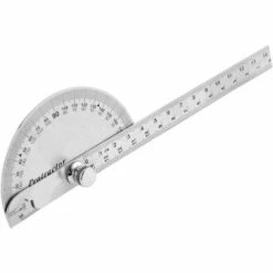 BARES Winkelmesswerkzeug Multifunktionaler 180-Grad-Winkelmesser Aus Rostfreiem Stahl Mit Armmaßmessung Faltlineal Winkelingenieur Winkelmesser Zum Malen Zeichnen -Angebote Fliesenleger-Werkzeug Store 33305410 3
