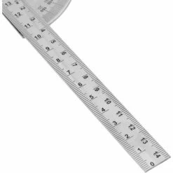BARES Winkelmesswerkzeug Multifunktionaler 180-Grad-Winkelmesser Aus Rostfreiem Stahl Mit Armmaßmessung Faltlineal Winkelingenieur Winkelmesser Zum Malen Zeichnen -Angebote Fliesenleger-Werkzeug Store 33305410 5