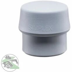 ERWIN HALDER KG Halder Schlageinsatz Für SIMPLEX Schonhammer Ø 40 Mm TPE-mid, Grau 3203.040