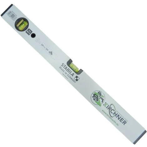 STABILA MESSGERÄTE Stabila Wasserwaage 80 E 50 Cm 10347 2 Libellen Edition Kirchner Silber 2 STABILA MESSGERÄTE Stabila Wasserwaage 80 E 50 Cm 10347 2 Libellen Edition Kirchner Silber – Bild 2
