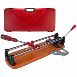 Rubi - Coupeuse Manuelle Longueur De Coupe 43 Cm Coupe Diagonale 30x30 Cm Avec Valise - TS-43 MAX Orange