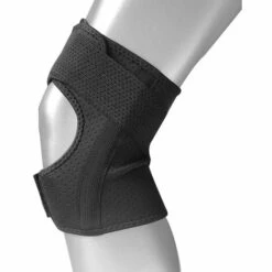 THSINDE Verstellbare Neopren-Kniebandage Mit Zwei Riemen, Ideal Zur Linderung Von Knieschmerzen Und Arthritis, Zum Laufen, Springen, Erholung Von Tennisverletzungen, Größe M, Linker Fuß