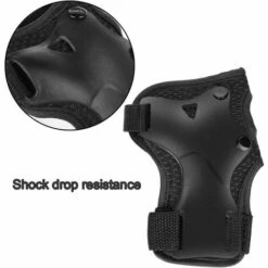 LITZEE Kinder Protektor Inliner Protektor Set Schutzausrüstung Kinder Knieprotektor Ellbogenprotektor Handgelenk Protektor Skateboard Rollschuh Protektor Set Outdoor Sports - Schwarz -Angebote Fliesenleger-Werkzeug Store 35333325 4