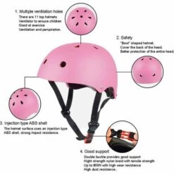 LITZEE Kids Protective Set Protektoren Inline Protektoren Für Kinder Inline Skateboard Helm Knieprotektoren Set Bike Roller Skateboard - Pink -Angebote Fliesenleger-Werkzeug Store 35333871 3
