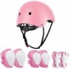 LITZEE Kinderschutzhelm Radfahren Kinder Roller Protection Kit Verstellbarer Helm Ellbogenschützer Knieschützer Handgelenkschützer Kinderschutz Set Sport Skateboard Velo Roller Patin Scooter