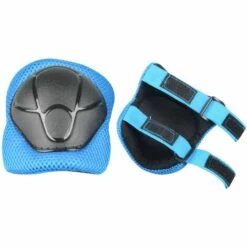 LITZEE Kinder Protektoren Protektoren Inline Schutzausrüstung Für Kinder Knieprotektoren Set Mit Helm Für Inline Skateboard Fahrrad Rollschuh - Blau -Angebote Fliesenleger-Werkzeug Store 35335840 3