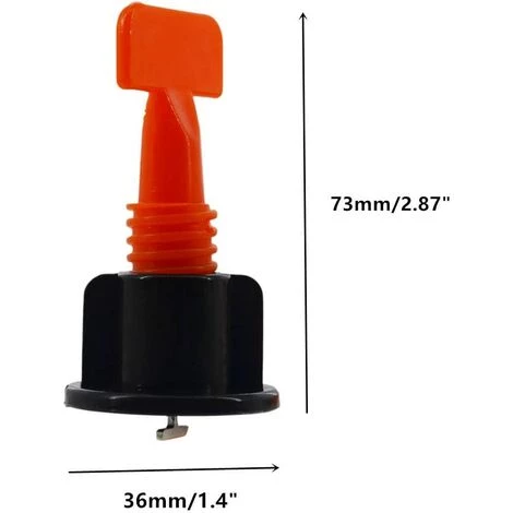 BARES Fliesen-Nivelliersystem-Kit, 100-teilig Wiederverwendbar, Fliesen-Nivellierungs-Einsteller, Wand- Und Bodenbau-Heimwerker, 2 Spezialschlüssel W 2 BARES Fliesen-Nivelliersystem-Kit, 100-teilig Wiederverwendbar, Fliesen-Nivellierungs-Einsteller, Wand- Und Bodenbau-Heimwerker, 2 Spezialschlüssel W – Bild 2