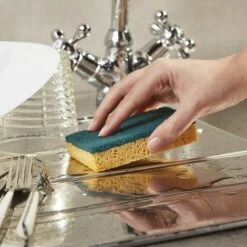 BRIDAY SPONTEX - Der Grüne Schwamm - 6 Grüne Kratzschwämme - Sparsam -Angebote Fliesenleger-Werkzeug Store 35534786 4