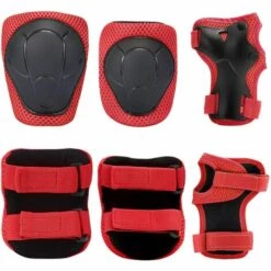 BRIDAY Kinder Knieschoner Set 6 In 1 Schutzausrüstung Kinder Knieschoner Ellenbogenschoner Set Schutzausrüstung Set Für Skateboard Radfahren Rollschuhlaufen Radfahren