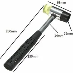 BigTron Doppelhämmer Durchmesser 25mm - Gummihammer Zum Heimwerken Von Lederwaren SOEKAVIA -Angebote Fliesenleger-Werkzeug Store 35850452 4