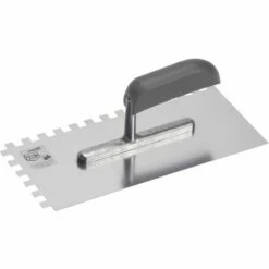 MEISTER Glättekelle 280 X 130 Mm, 10 X 10 Mm Gezahnt, Edelstahl