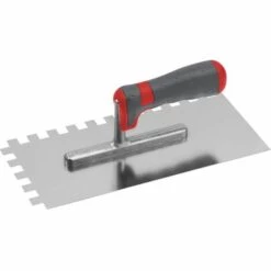 MEISTER Glättekelle 280 X 130 Mm, 12 X 12 Mm Gezahnt, Edelstahl