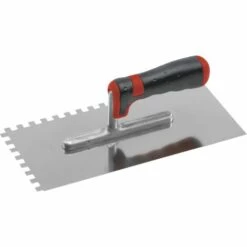 MEISTER Glättekelle 280 X 130 Mm, 8 X 8 Mm Gezahnt, Edelstahl