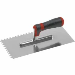 MEISTER Glättekelle 280 X 130 Mm, 6 X 6 Mm Gezahnt, Edelstahl