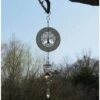 ABCRITAL Hängender 3D Baum Des Lebens Wind Spinner Mit Gaze Ball Spiral Schwanz, 360 Grad Metall Windskulpturen, Edelstahl Glockenspiel Für Outdoor Garten Zimmer Handwerk $ Metall 3D Wind Spinner, Indoor Outdoor Gartendekoration, Baum Des Lebens Windspinner Hängende Dekoration Handwerk Ornamente $ Baum Von Life Wind Spinner, Edelstahl Spiralschwanz Outdoor Hängende Dekoration Silberdraht Zyklon Hof Twist Dekor