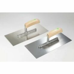 HAROMAC NatureLine Glättkelle 280 X 130 X 0,7mm, Rostfrei, Heft Naturholz