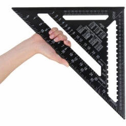 MOHOO Dreieckiges Lineal Aus Aluminiumlegierung 12 & Laquo; & Raquo; Sparrenwinkel Zimmermann Messrahmen -Angebote Fliesenleger-Werkzeug Store 36863091 4