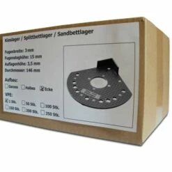 10 Stück Ecke SANPRO Kieslager / Splittbettlager / Sandbettlager / Kiesbettlager