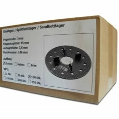 10 Stück SANPRO Ganzes Kieslager - Splittbettlager Sandbettlager Kiesbettlager