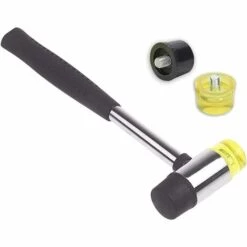 BRIDAY Gummihammer, Gummihammer Mit Doppelseitigem Werkzeug Für Heimwerkerprojekte, Handwerk, Tischler