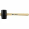 HM MÜLLNER WERKZEUGE Hm Gummihammer 74 Mm, 90 Shore Schwarzer Kopf, Eschenstiel