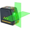 HAPPYSHOPPING Laser-Nivellierung Professionelle Horizontale Und Vertikale Kreuzlinien-Selbstnivellierung Selbstnivellierende Wasserwaage Selbstnivellierend Auswählbare Laserlinien Einstellbare Helligkeit Grüner Strahl T08,Grün-Lichtstrahl T08, Schwarz