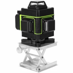 HAPPYSHOPPING Multifunktionales LCD-Display 16 Linien Laser-Nivellierwerkzeug Vertikale Horizontale Linie 3° Selbstnivellierend Mit Einstellbarer Laserlinien-Helligkeitsfunktion,EU-Stecker, Multicolor