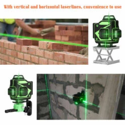 HAPPYSHOPPING Multifunktionales 16-Linien-Laser-Nivellierwerkzeug Vertikale Horizontale Linien 3° Selbstnivellierungsfunktion Mit 1,5 M 3 Höhen Verstellbarer Legierungsverlängerungsstange Stativständer,EU-Stecker Mit Stativ-Standplatz, Multicolor -Angebote Fliesenleger-Werkzeug Store 37409496 4