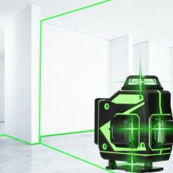 HAPPYSHOPPING Multifunktionales 16-Linien-Laser-Nivellierwerkzeug Vertikale Horizontale Linien 3° Selbstnivellierungsfunktion Mit 1,5 M 3 Höhen Verstellbarer Legierungsverlängerungsstange Stativständer,EU-Stecker Mit Stativ-Standplatz, Multicolor -Angebote Fliesenleger-Werkzeug Store 37409496 5