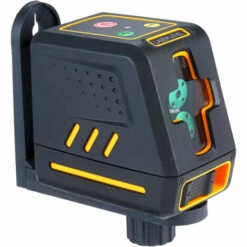 HAPPYSHOPPING Laser-Nivellierung Professionelle Horizontale Und Vertikale Kreuzlinien-Selbstnivellierung Selbstnivellierende Wasserwaage Selbstnivellierend Auswählbare Laserlinien Einstellbare Helligkeit Grüner Strahl T08,Grün-Lichtstrahl T08, Schwarz