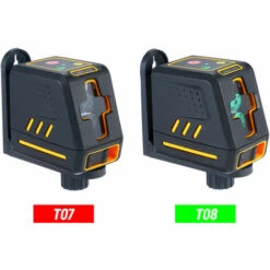 HAPPYSHOPPING Laser-Nivellierung Professionelle Horizontale Und Vertikale Kreuzlinien-Selbstnivellierung Selbstnivellierende Wasserwaage Selbstnivellierend Auswählbare Laserlinien Einstellbare Helligkeit Grüner Strahl T08,Grün-Lichtstrahl T08, Schwarz -Angebote Fliesenleger-Werkzeug Store 37410692 3