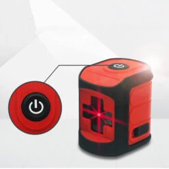 HAPPYSHOPPING Mini Tragbares Horizontales Vertikales Kreuzen Zwei-Linien-Laser-Füllstandsmessgerät Wasserdicht Sturzsicher Staubdicht Automatisches Linienkalibrierungsinstrument,Grün - Grün -Angebote Fliesenleger-Werkzeug Store 37414051 3