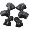 ASUPERMALL Knieschutzer Set 6 Protektoren Kit Knieschutzer Ellbogenschutzer Handgelenkschutzer Schutzausrustung Set Sicherheitsschutzpolster Fur Skateboard Radfahren Reiten